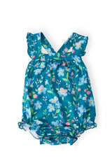 Floral Breeze Ruffle Cross Back Romper - Mila & Rose ® - Flyclothing LLC