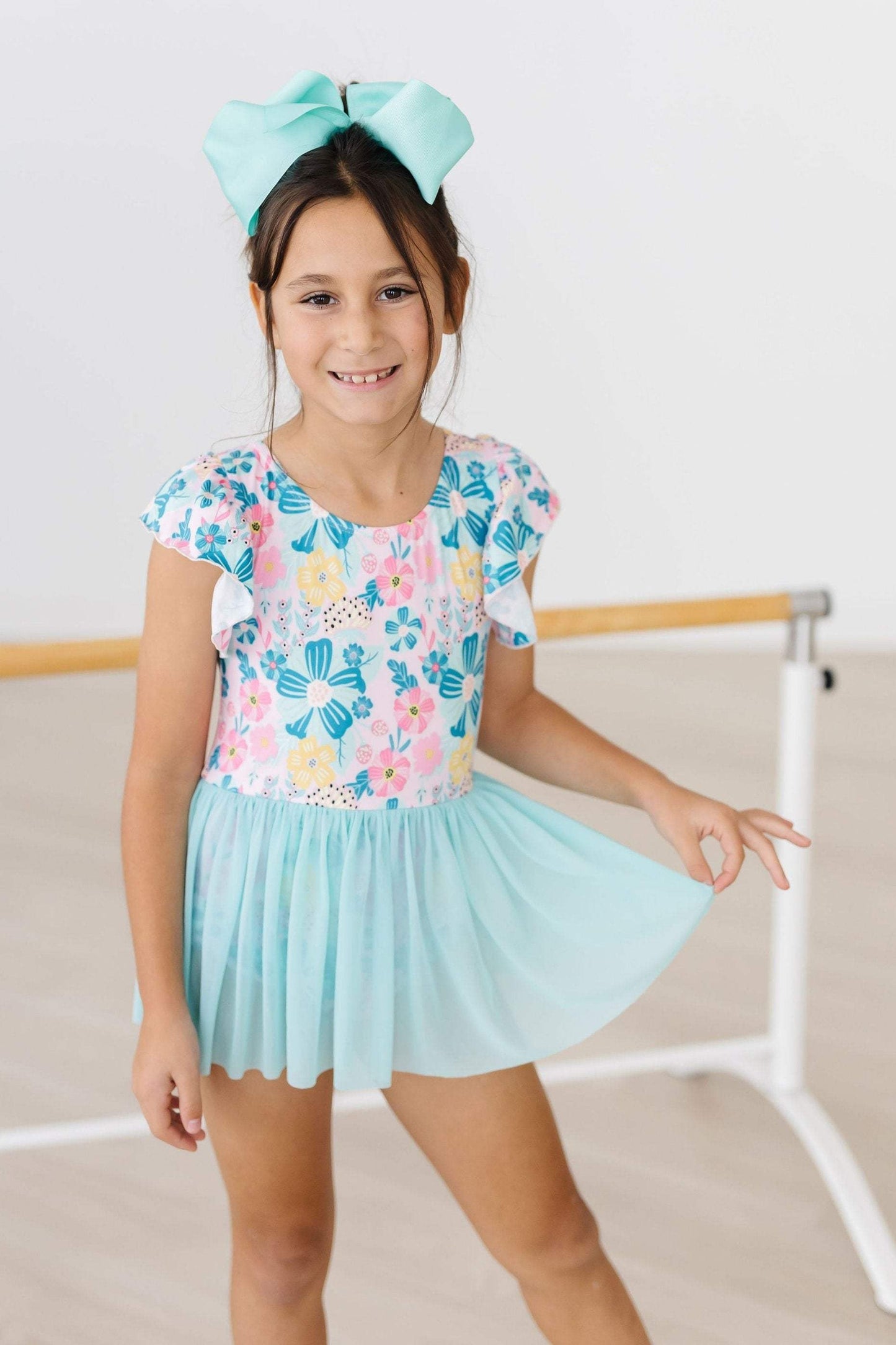 Floral Garden S/S Twirl Leotard - Mila & Rose ® - Flyclothing LLC