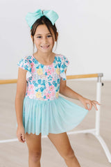 Floral Garden S/S Twirl Leotard - Mila & Rose ® - Flyclothing LLC