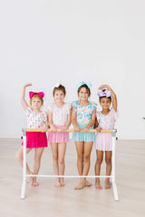 Floral Garden S/S Twirl Leotard - Mila & Rose ® - Flyclothing LLC