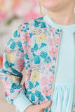 Floral Garden Shimmer Jacket - Mila & Rose ® - Flyclothing LLC