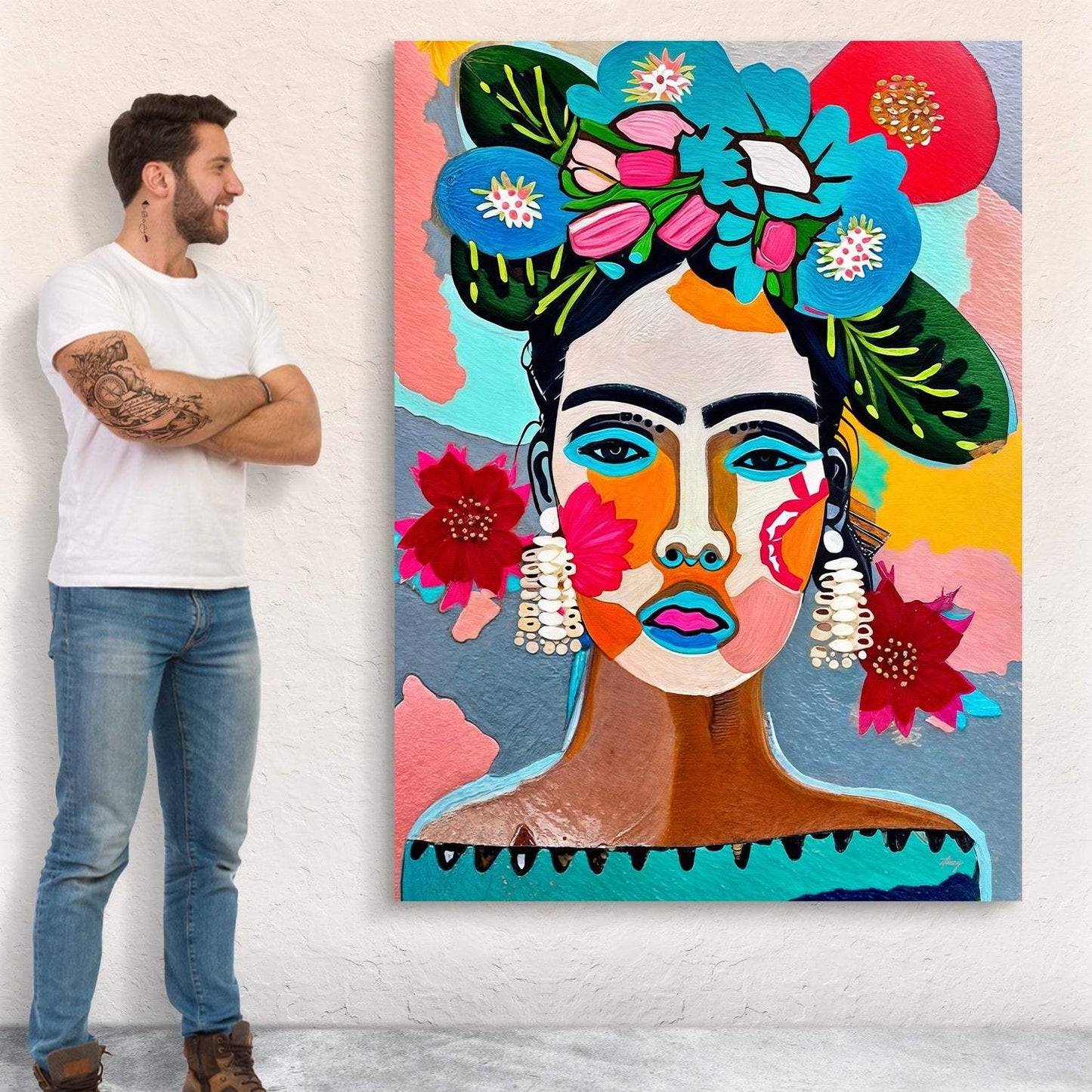 Canvas Print: "Floral Muse III" - Tailored Canvases - Flyclothing LLC
