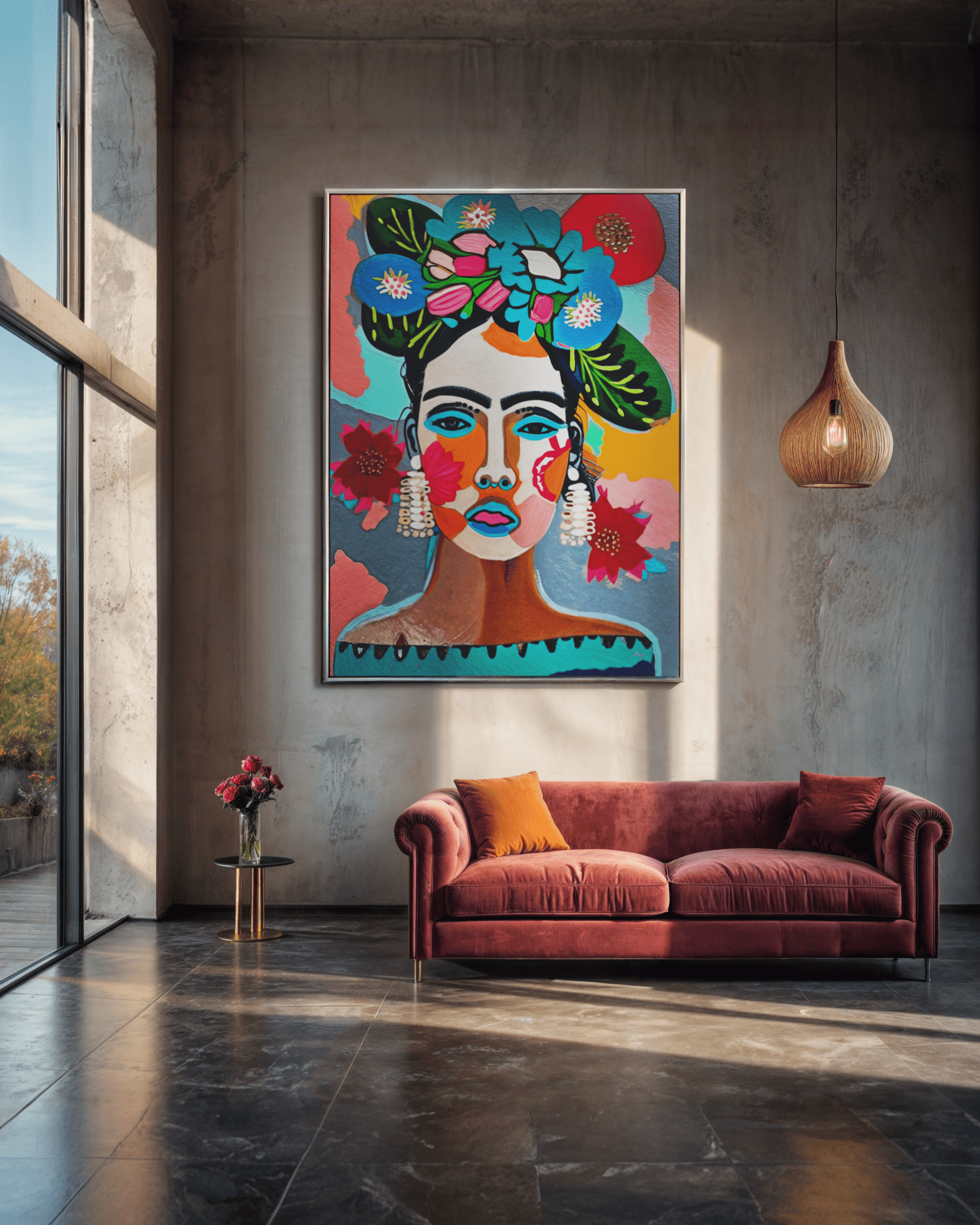 Canvas Print: "Floral Muse III" - Tailored Canvases - Flyclothing LLC