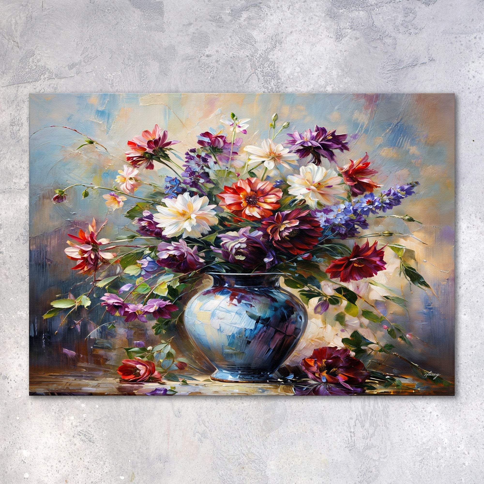Canvas Print: "Flore Symphony" - Tailored Canvases - Flyclothing LLC