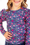 Flower Farm L/S Ruffle Tee
