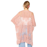 Flower Lace Kimono Poncho - Madeline Love - Flyclothing LLC