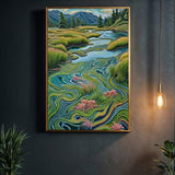 Canvas Print: "Flowing Serenity" - Tailored Canvases - Flyclothing LLC