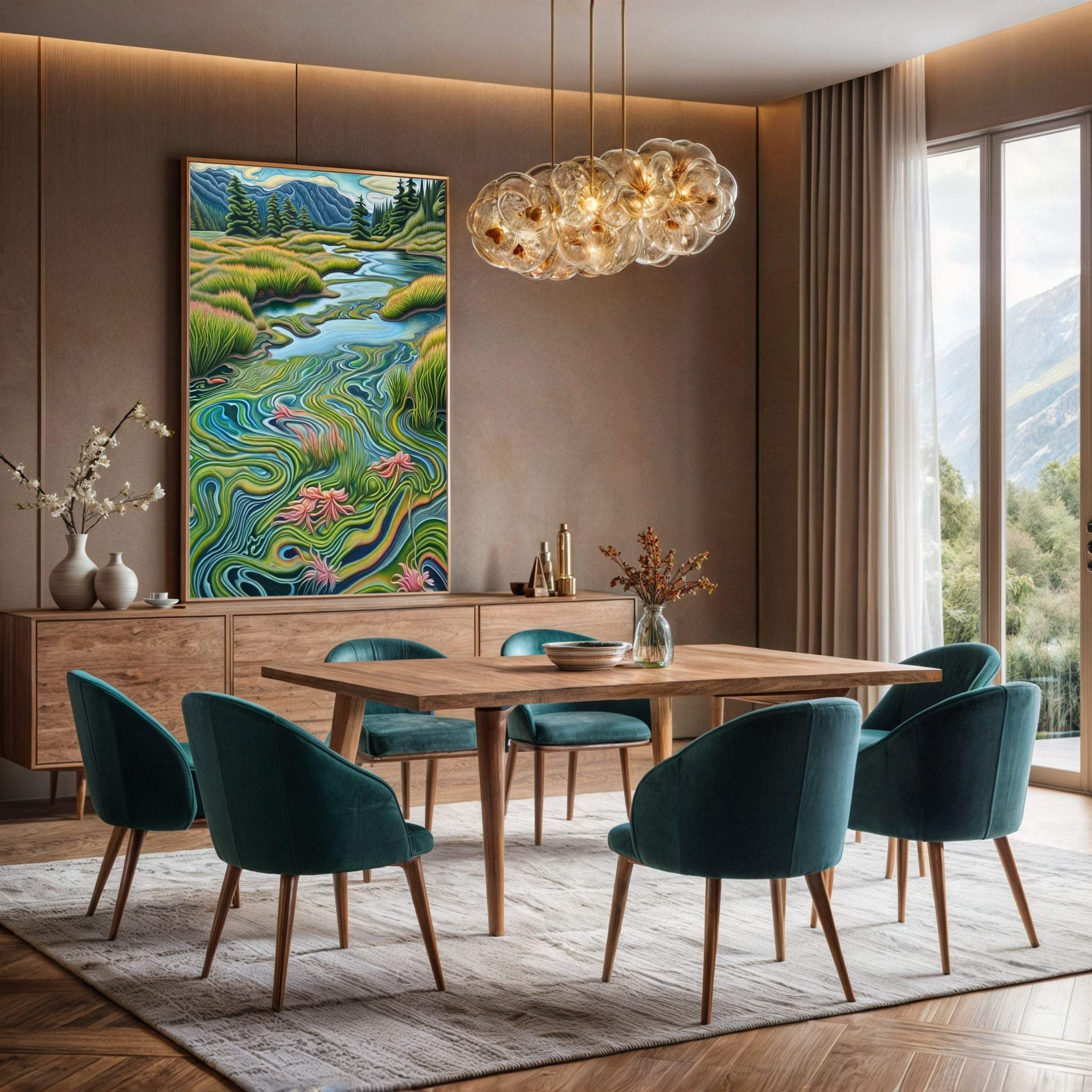 Canvas Print: "Flowing Serenity" - Tailored Canvases - Flyclothing LLC