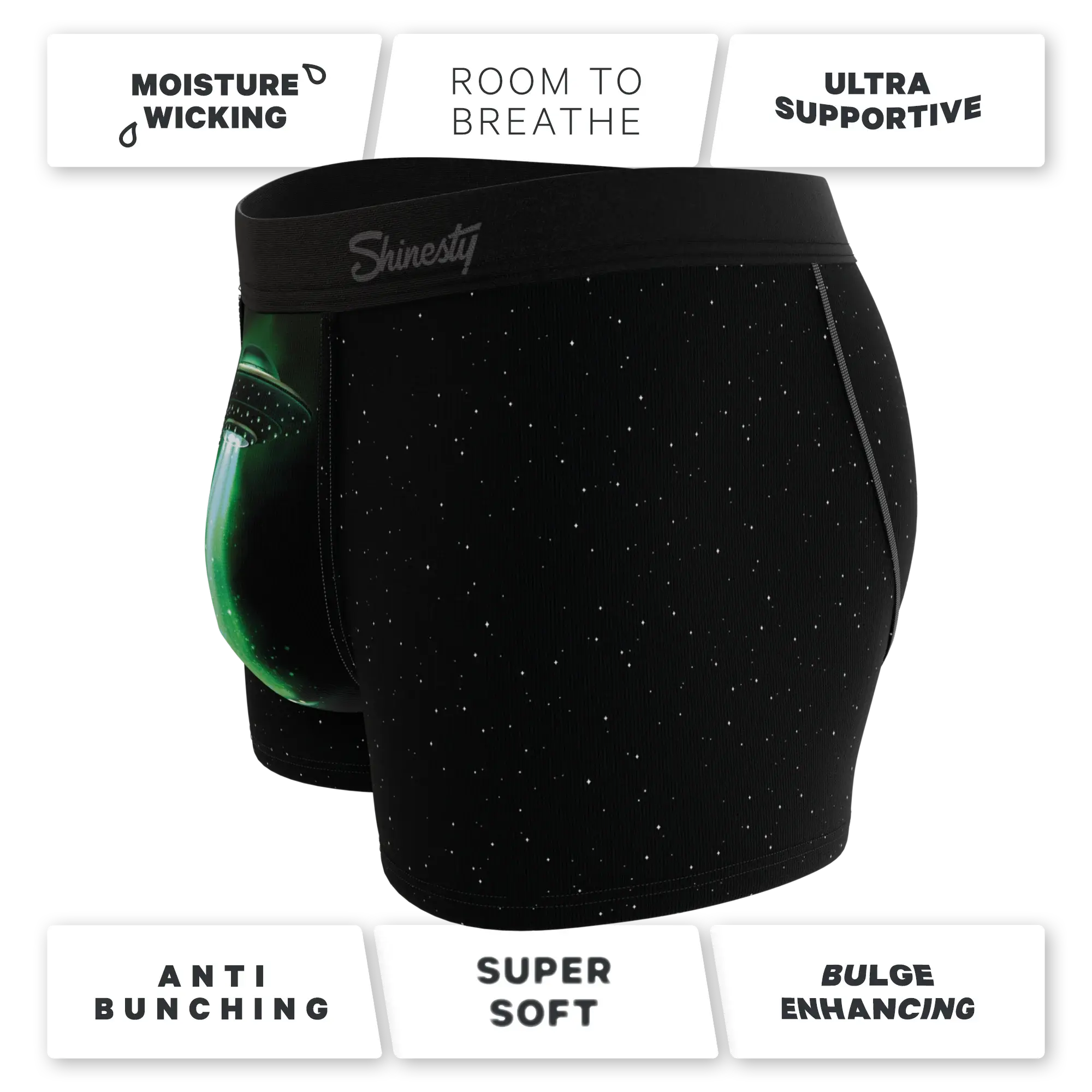 The Flying Saucer | UFO Ball Hammock® Pouch Trunks Underwear - Shinesty - Flyclothing LLC