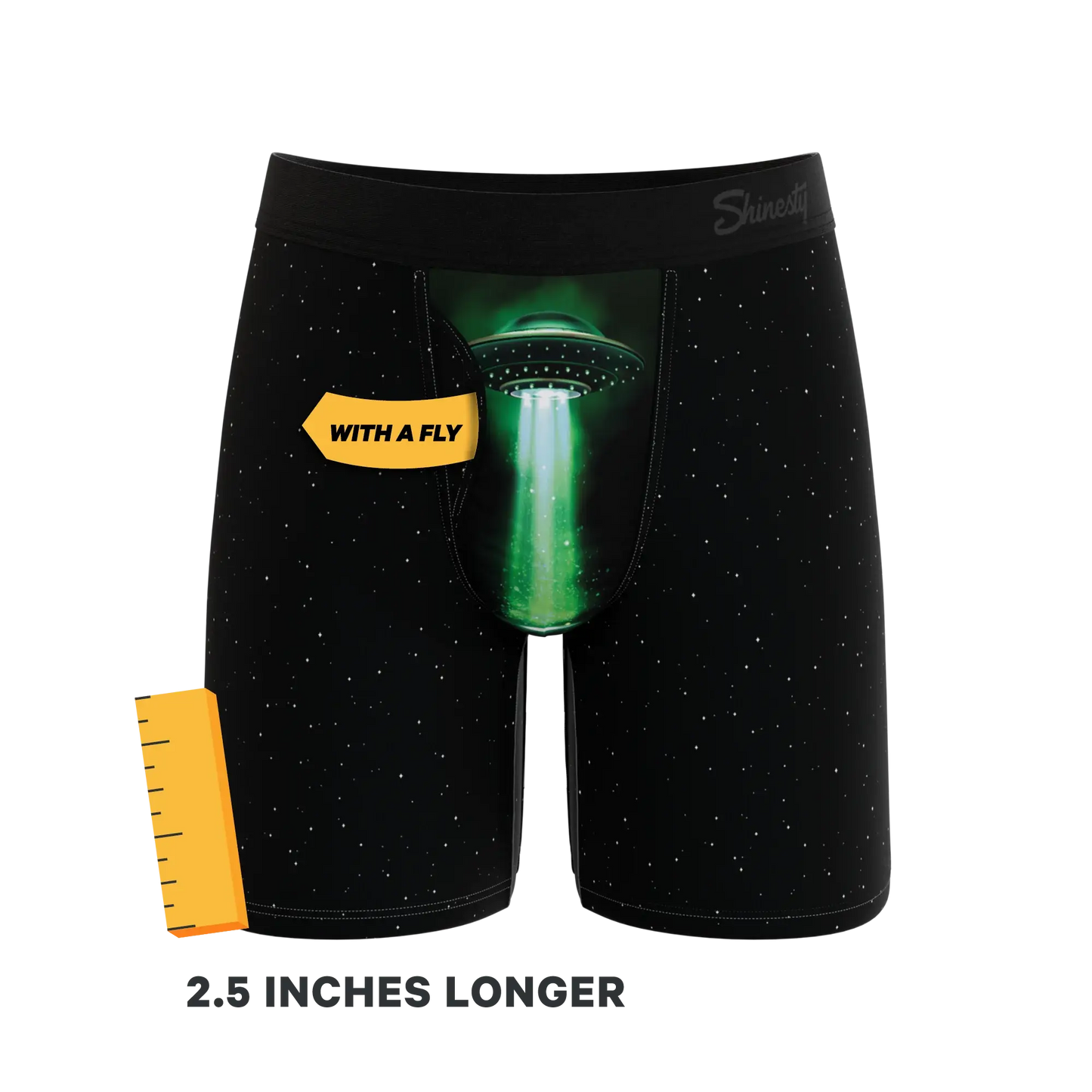 The Flying Saucer | UFO Long Leg Ball Hammock® Pouch Underwear With Fly - Shinesty - Flyclothing LLC