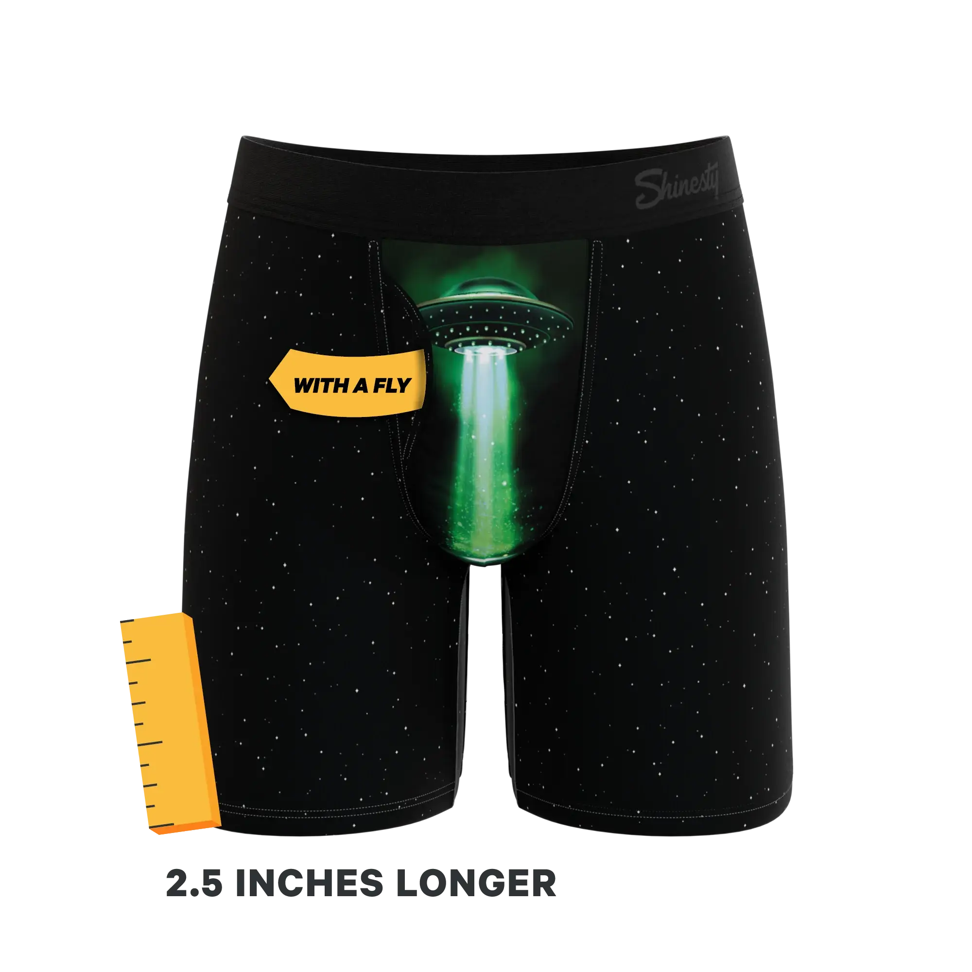 The Flying Saucer | UFO Long Leg Ball Hammock® Pouch Underwear With Fly - Shinesty - Flyclothing LLC