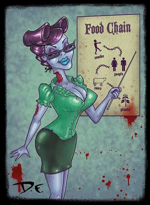 Black Market Art Company Food Chain Print - Black Market Art Company - Flyclothing LLC