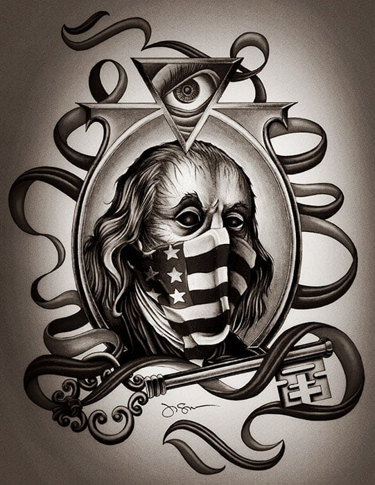 Black Market Art Company Forefather Print