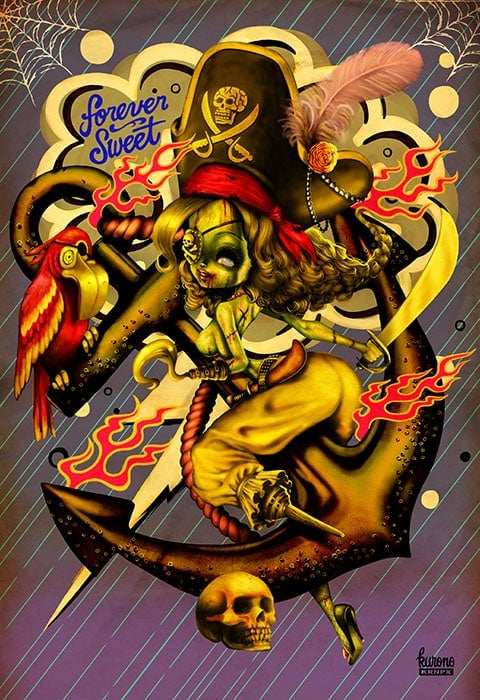 Black Market Art Company Forever Sweet Print - Black Market Art Company - Flyclothing LLC