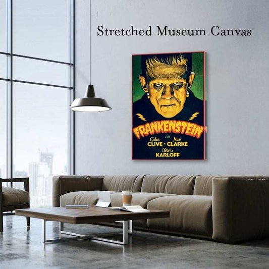 Black Market Art Company Frankenstein Movie Poster Print - Black Market Art Company - Flyclothing LLC