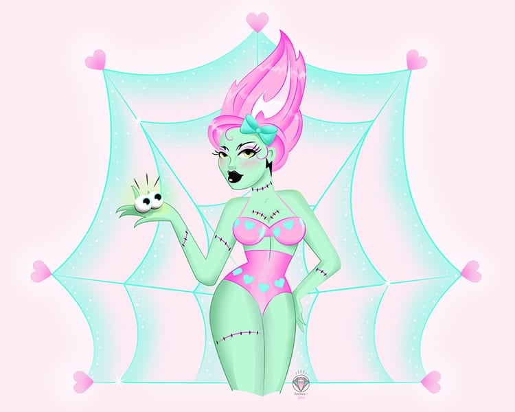 Black Market Art Company Franki Pop Print