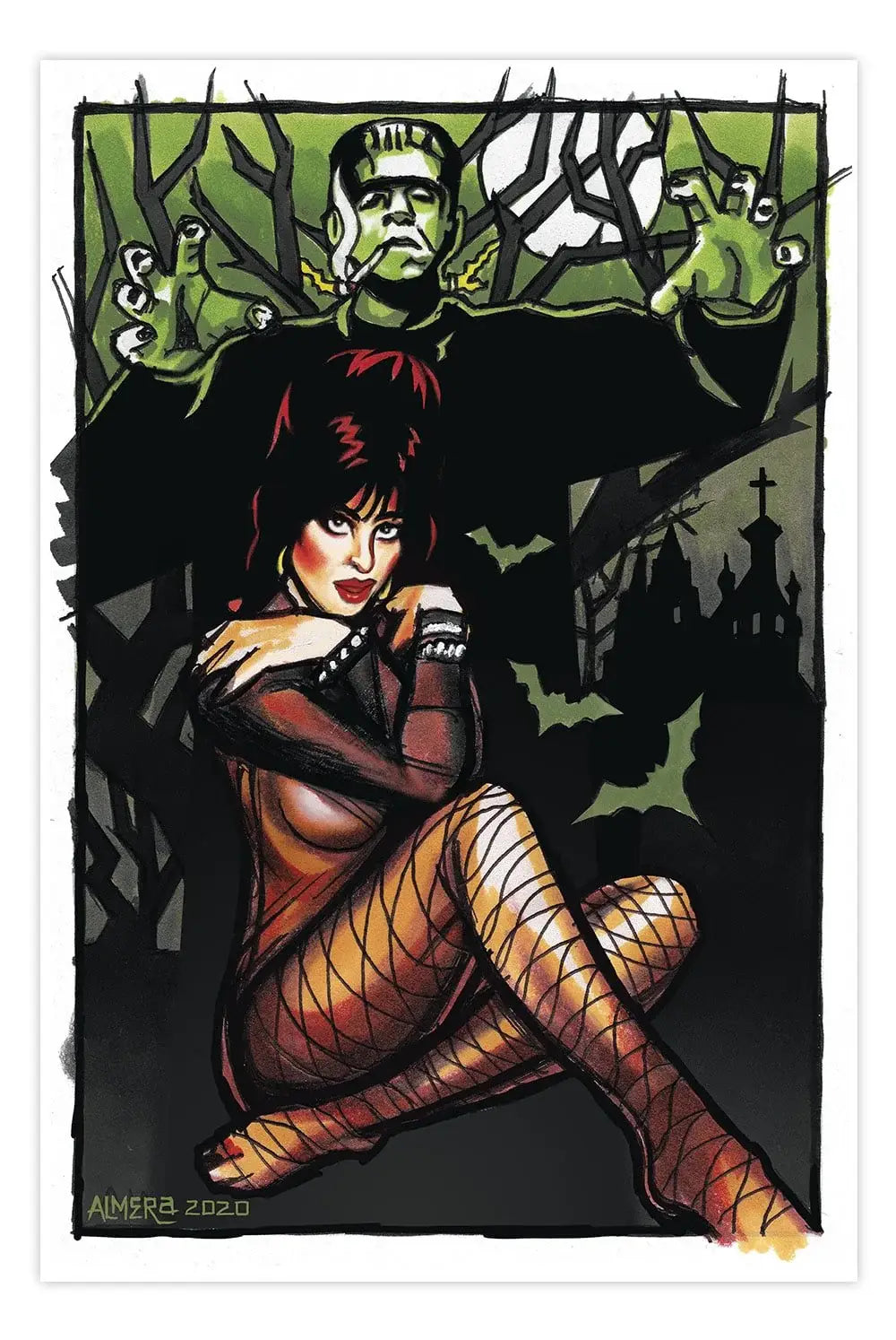 Black Market Art Company Frankie & Elvie Print - Black Market Art Company - Flyclothing LLC