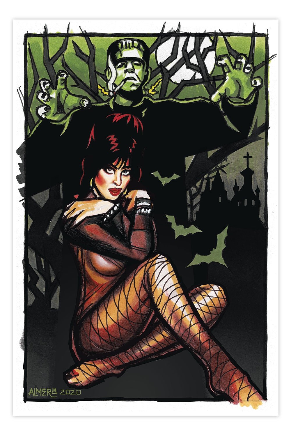 Black Market Art Company Frankie & Elvie Print