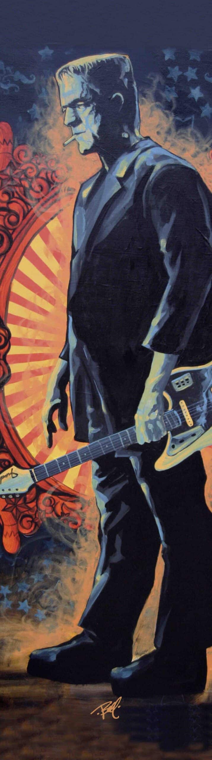 Black Market Art Company Frankie Was A Rocker & Skate Deck Print - Black Market Art Company - Flyclothing LLC