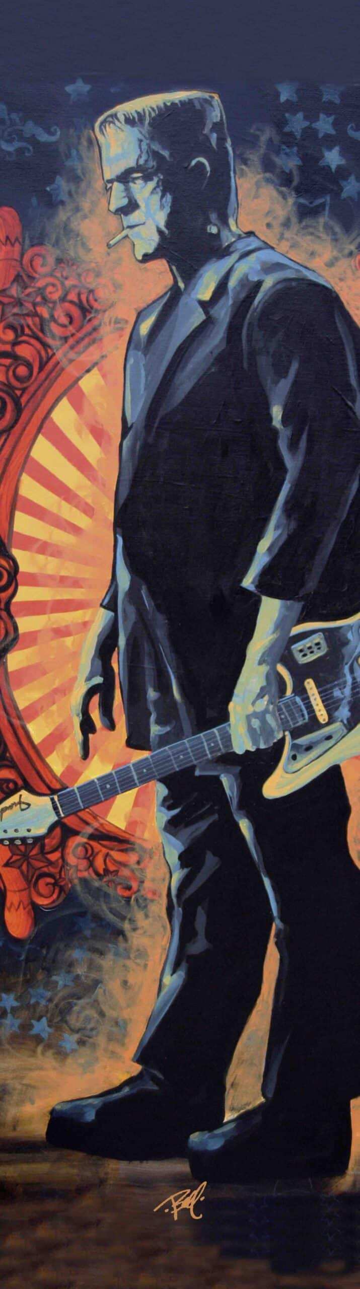 Black Market Art Company Frankie Was A Rocker & Skate Deck Print - Black Market Art Company - Flyclothing LLC