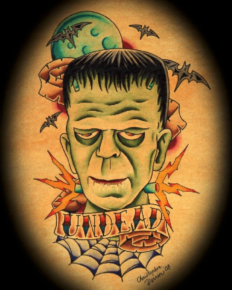 Black Market Art Company Frankie Undead Print