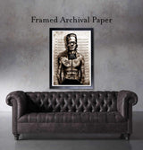 Black Market Art Company Franky Mugshot Print - Black Market Art Company - Flyclothing LLC