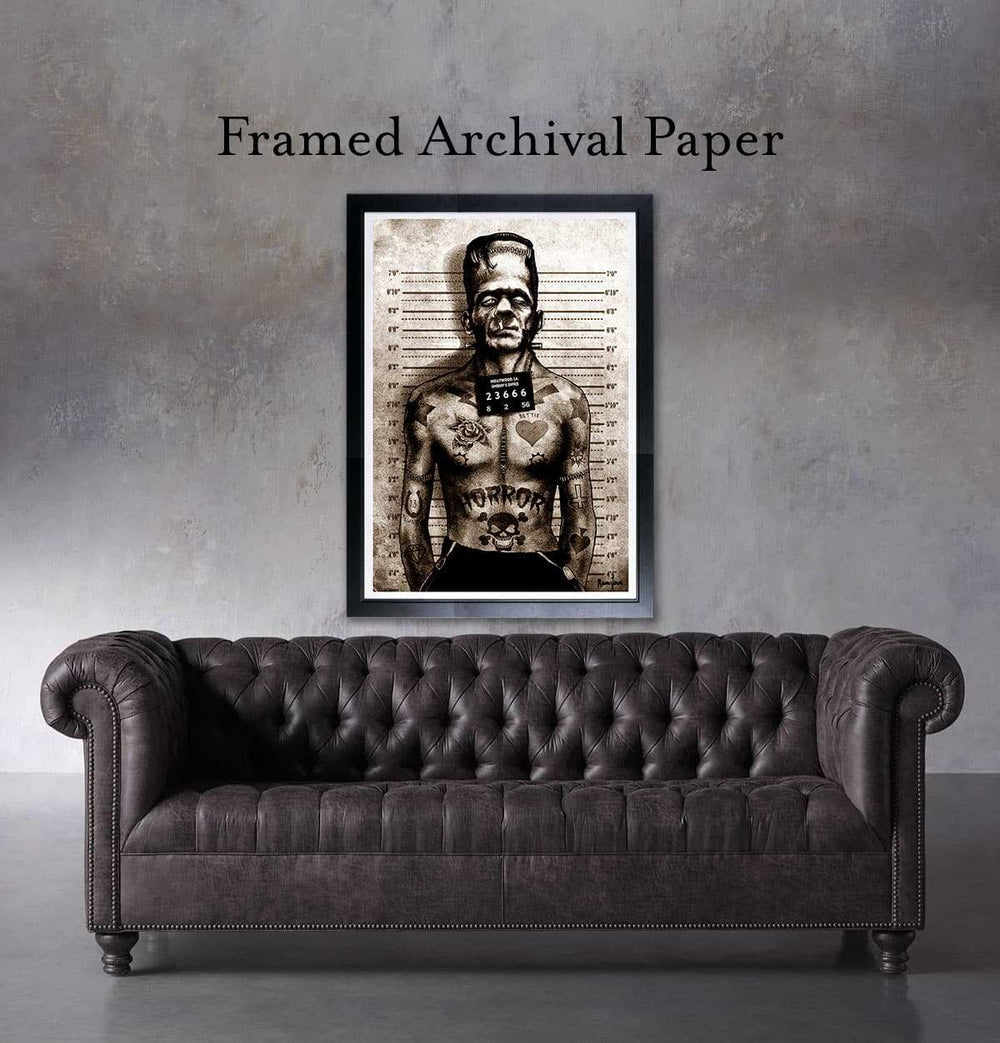 Black Market Art Company Franky Mugshot Print - Black Market Art Company - Flyclothing LLC