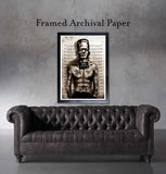 Black Market Art Company Franky Mugshot Print