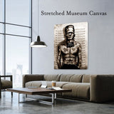 Black Market Art Company Franky Mugshot Print
