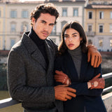 Maria (brown) - Italian driving gloves made of American deerskin leather