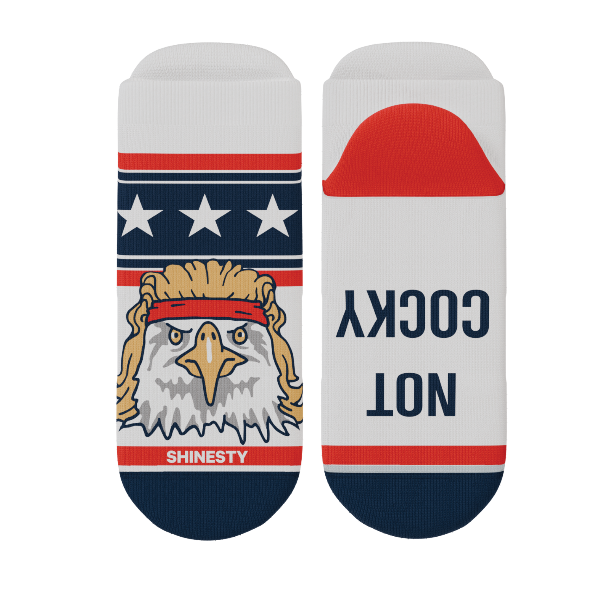 The Free Bird | USA Eagle Heel Hammock™ Ankle Socks