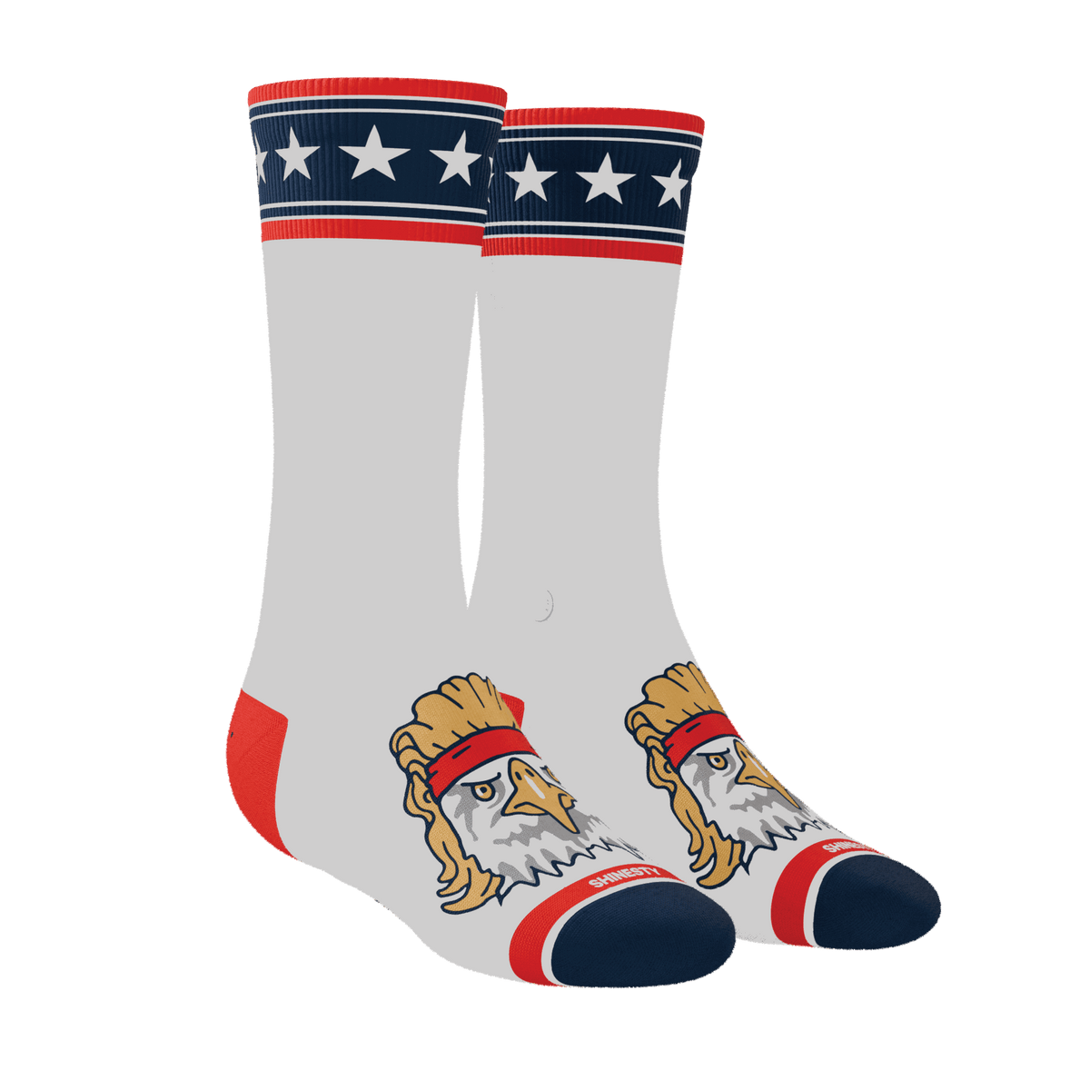The Free Bird | USA Eagle Heel Hammock™ Crew Socks - Shinesty - Flyclothing LLC