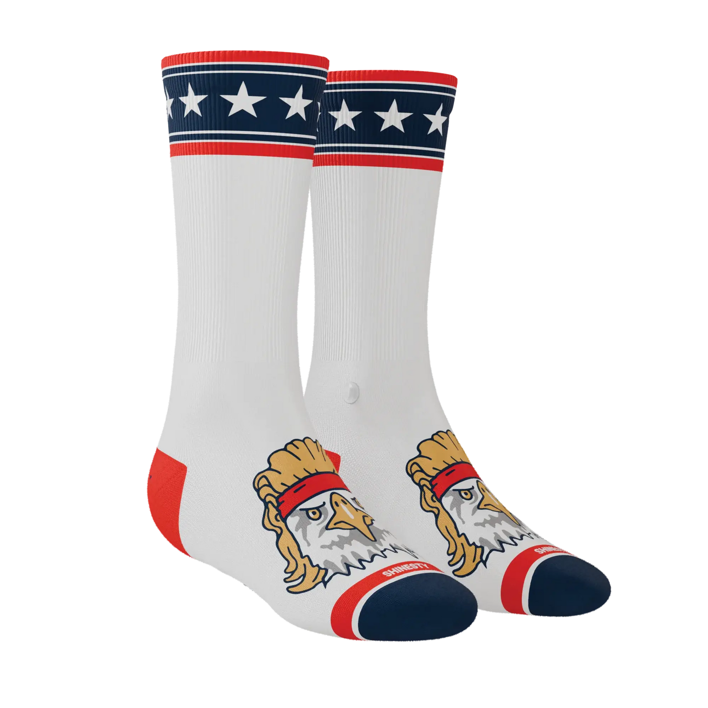 The Free Bird | USA Eagle Heel Hammock™ Crew Socks - Shinesty - Flyclothing LLC