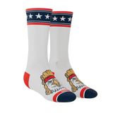 The Free Bird | USA Eagle Heel Hammock™ Crew Socks - Shinesty - Flyclothing LLC