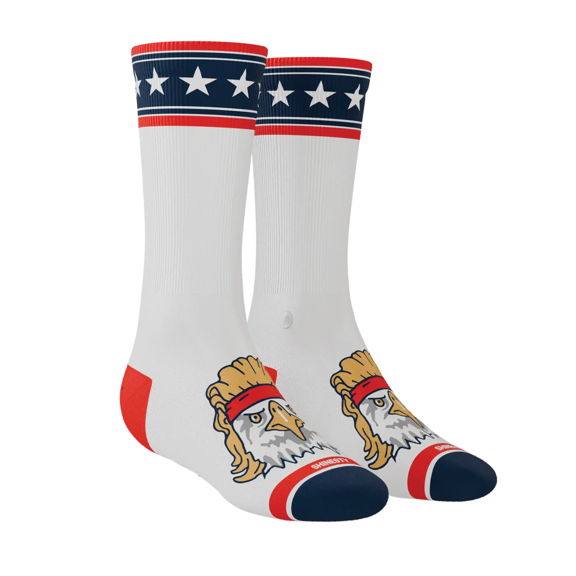 The Free Bird | USA Eagle Heel Hammock™ Crew Socks - Shinesty - Flyclothing LLC