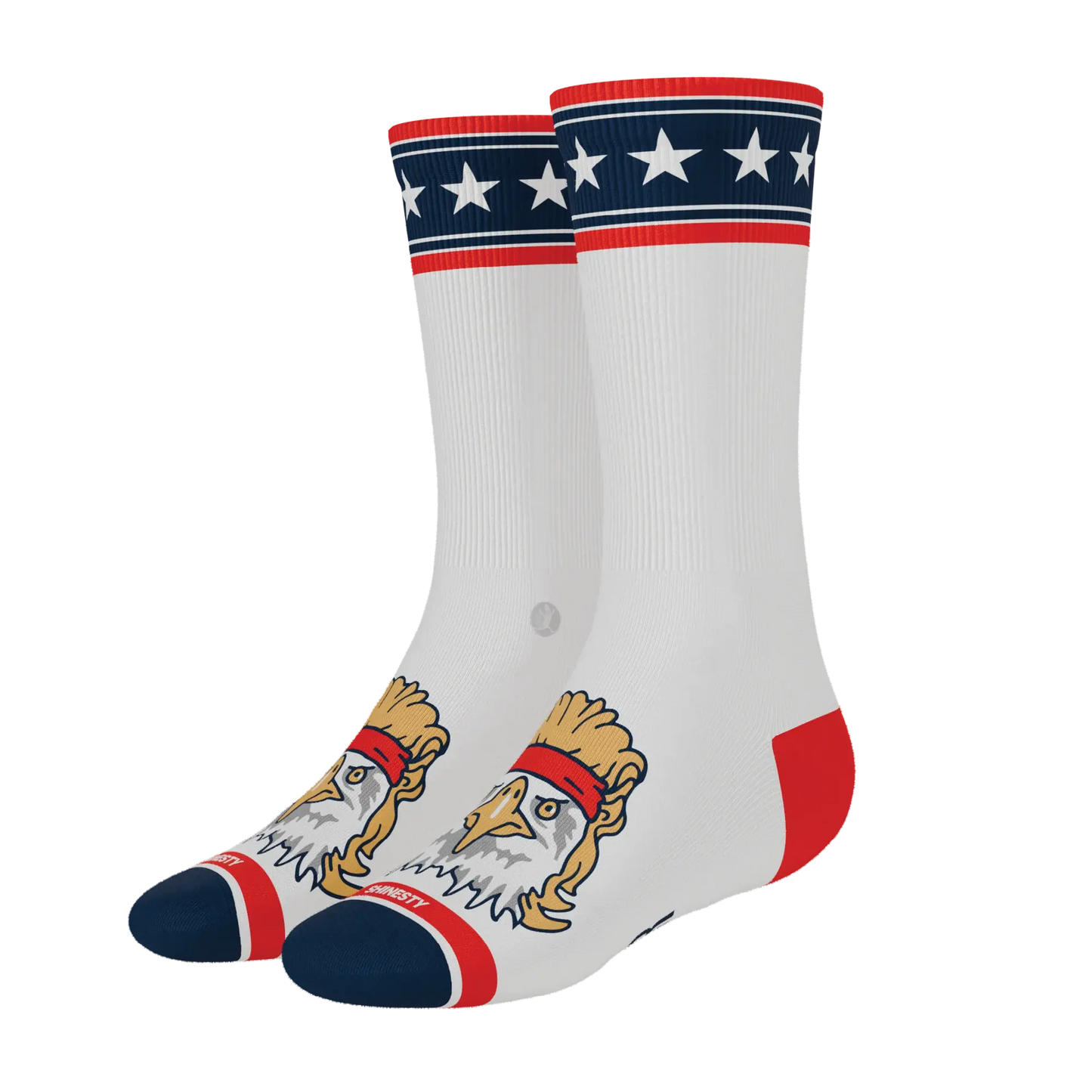 The Free Bird | USA Eagle Heel Hammock™ Crew Socks - Shinesty - Flyclothing LLC