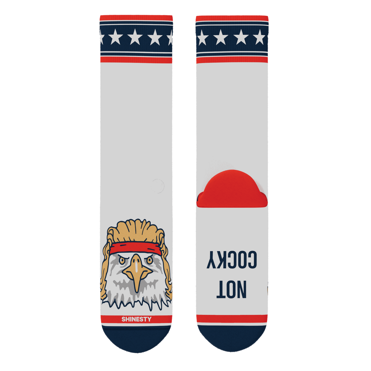 The Free Bird | USA Eagle Heel Hammock™ Crew Socks - Shinesty - Flyclothing LLC