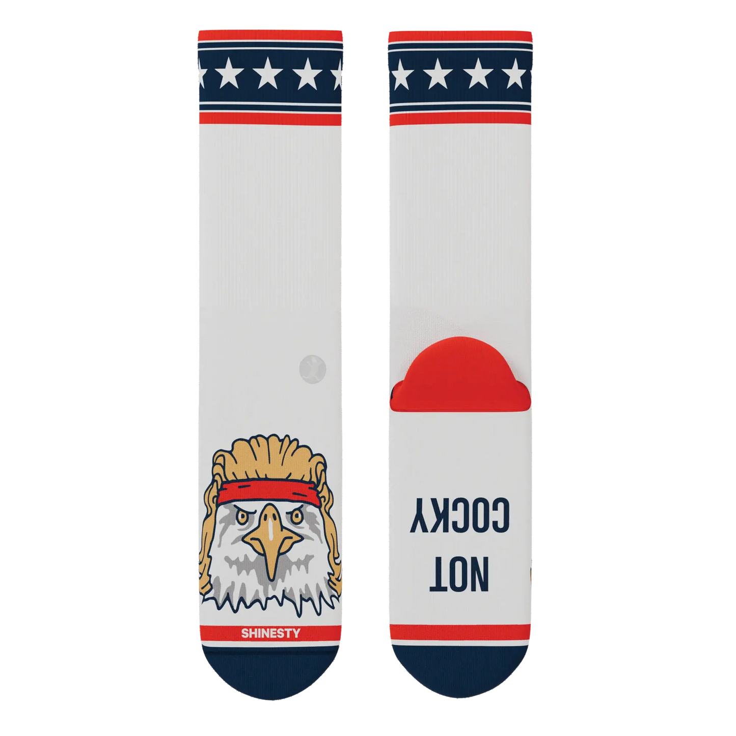 The Free Bird | USA Eagle Heel Hammock™ Crew Socks - Shinesty - Flyclothing LLC