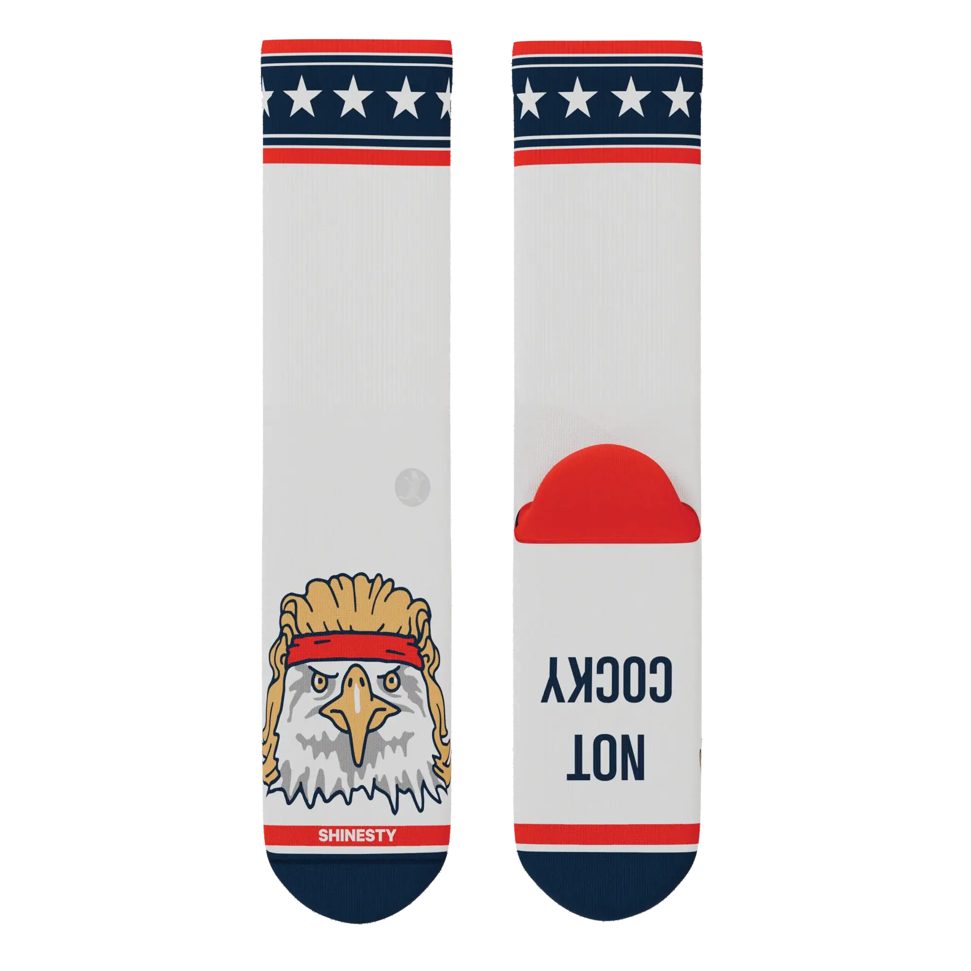 The Free Bird | USA Eagle Heel Hammock™ Crew Socks - Shinesty - Flyclothing LLC