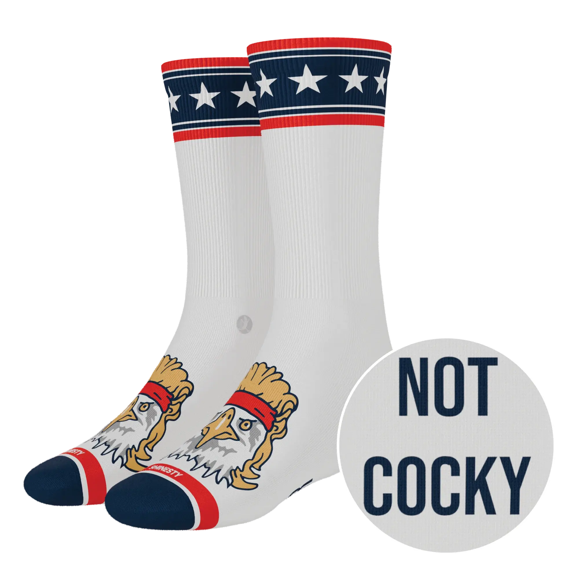 The Free Bird | USA Eagle Heel Hammock™ Crew Socks - Shinesty - Flyclothing LLC