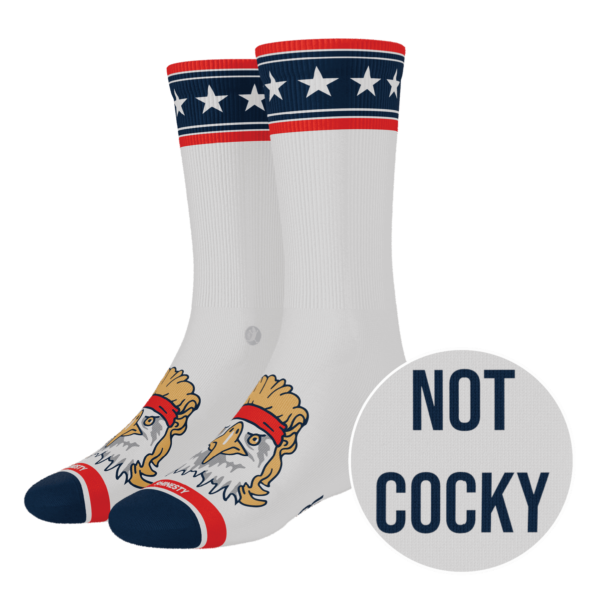 The Free Bird | USA Eagle Heel Hammock™ Crew Socks - Shinesty - Flyclothing LLC