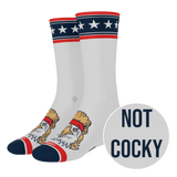 The Free Bird | USA Eagle Heel Hammock™ Crew Socks - Shinesty - Flyclothing LLC