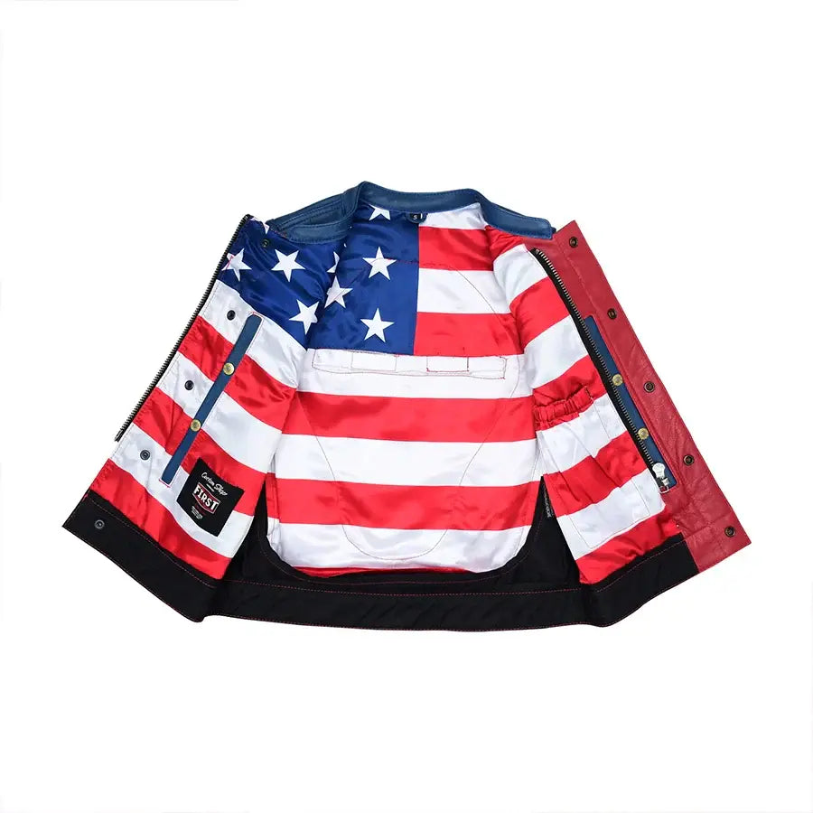 Freedom Belle Women's Motorcycle Leather Vest - First Manufacturing Company - Flyclothing LLC