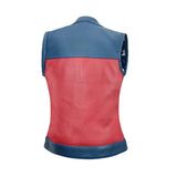 Freedom Belle Women's Motorcycle Leather Vest - First Manufacturing Company - Flyclothing LLC