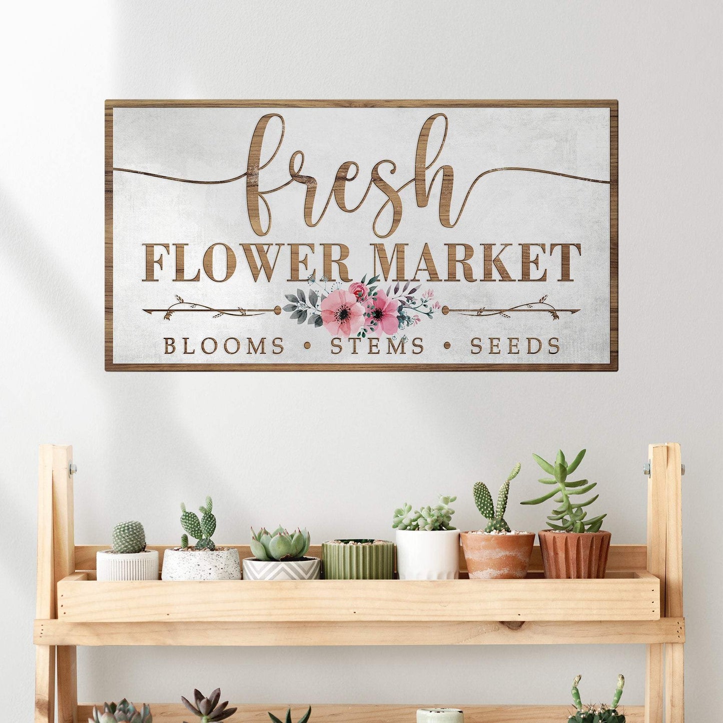 Fresh Flower Market Sign - Tailored Canvases - Flyclothing LLC