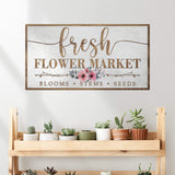 Fresh Flower Market Sign - Tailored Canvases - Flyclothing LLC