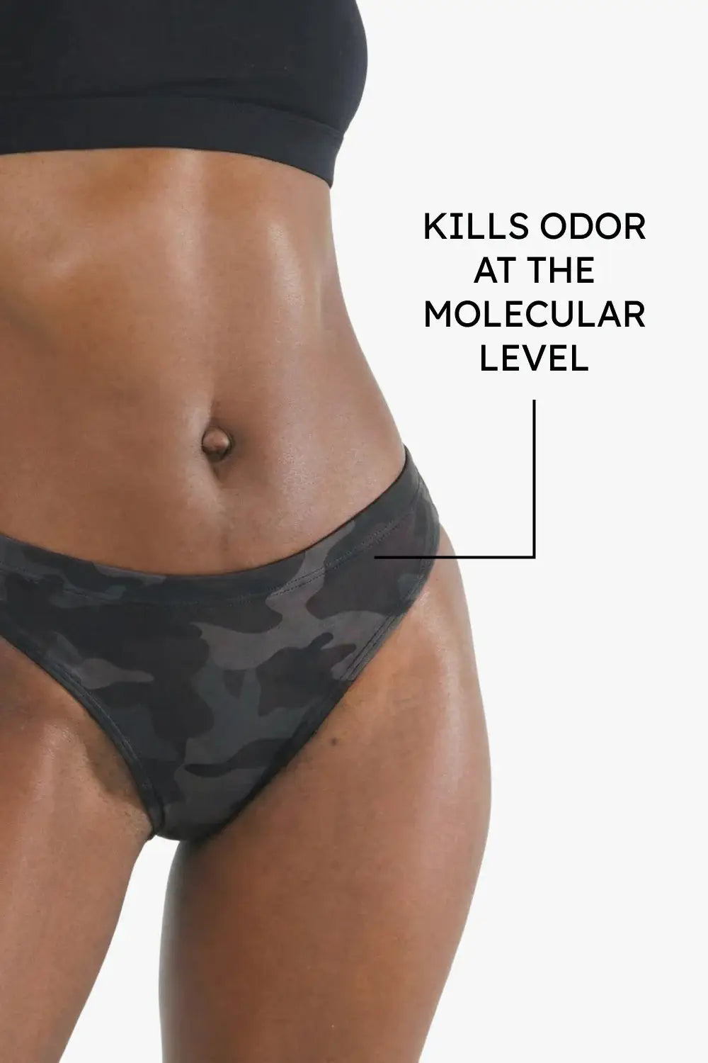 The Darkside | Black Camouflage Fart Proof Bikini Underwear - Shinesty - Flyclothing LLC
