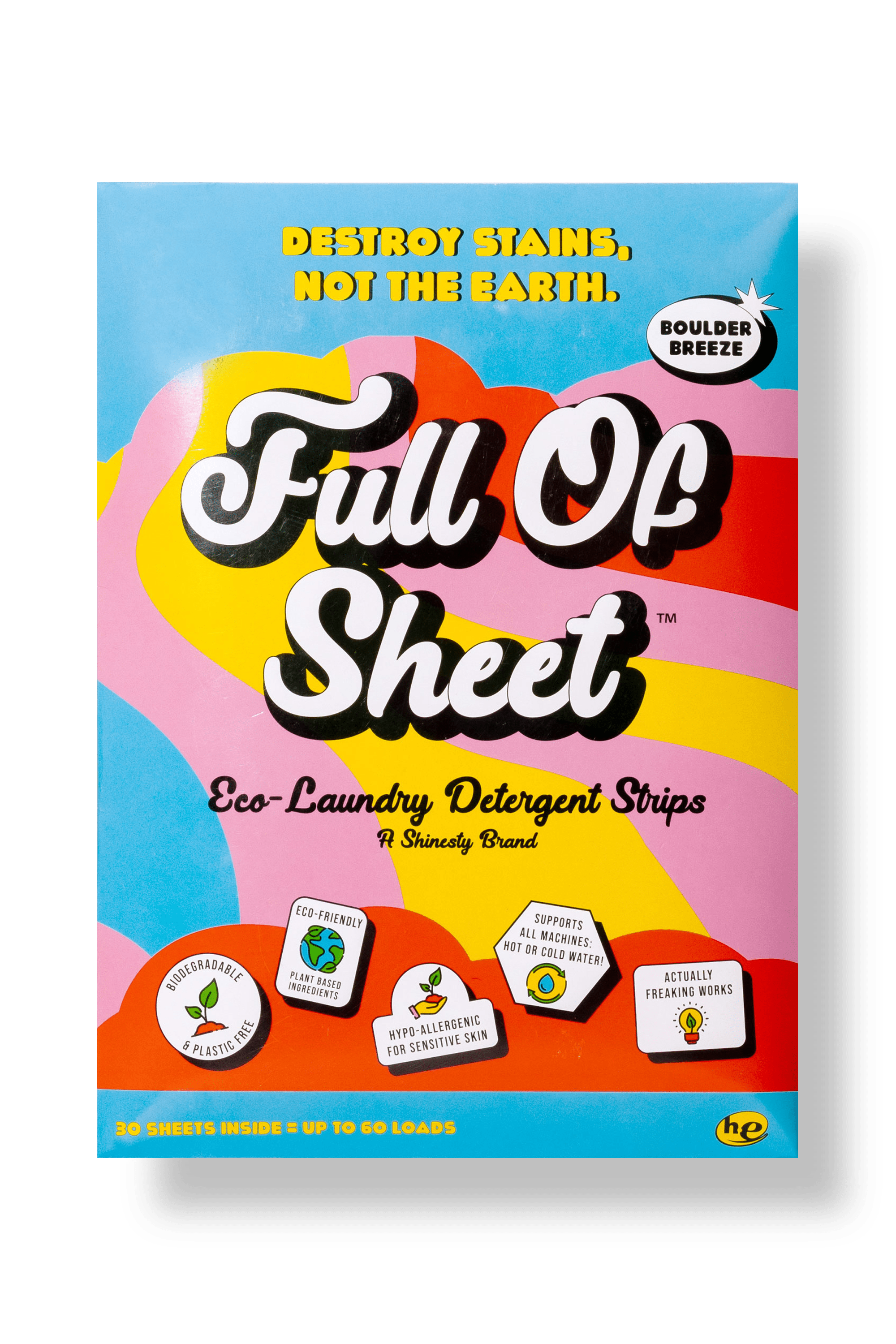 The Full Of Sheet | Boulder Breeze Eco-Laundry Detergent Strips - Shinesty