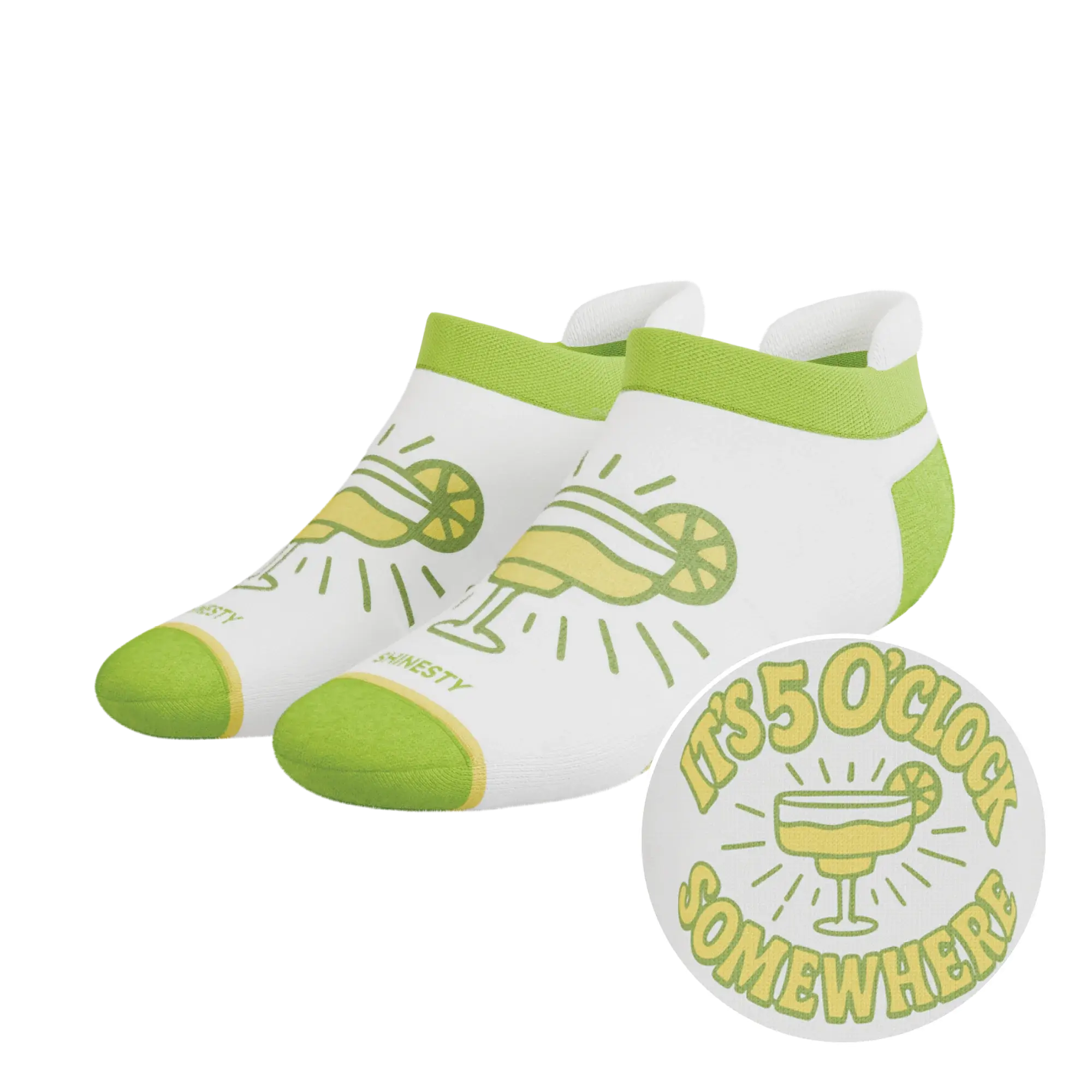 The Frozen Concoction | Shinesty x Margaritaville® Heel Hammock™ Ankle Socks - Shinesty - Flyclothing LLC