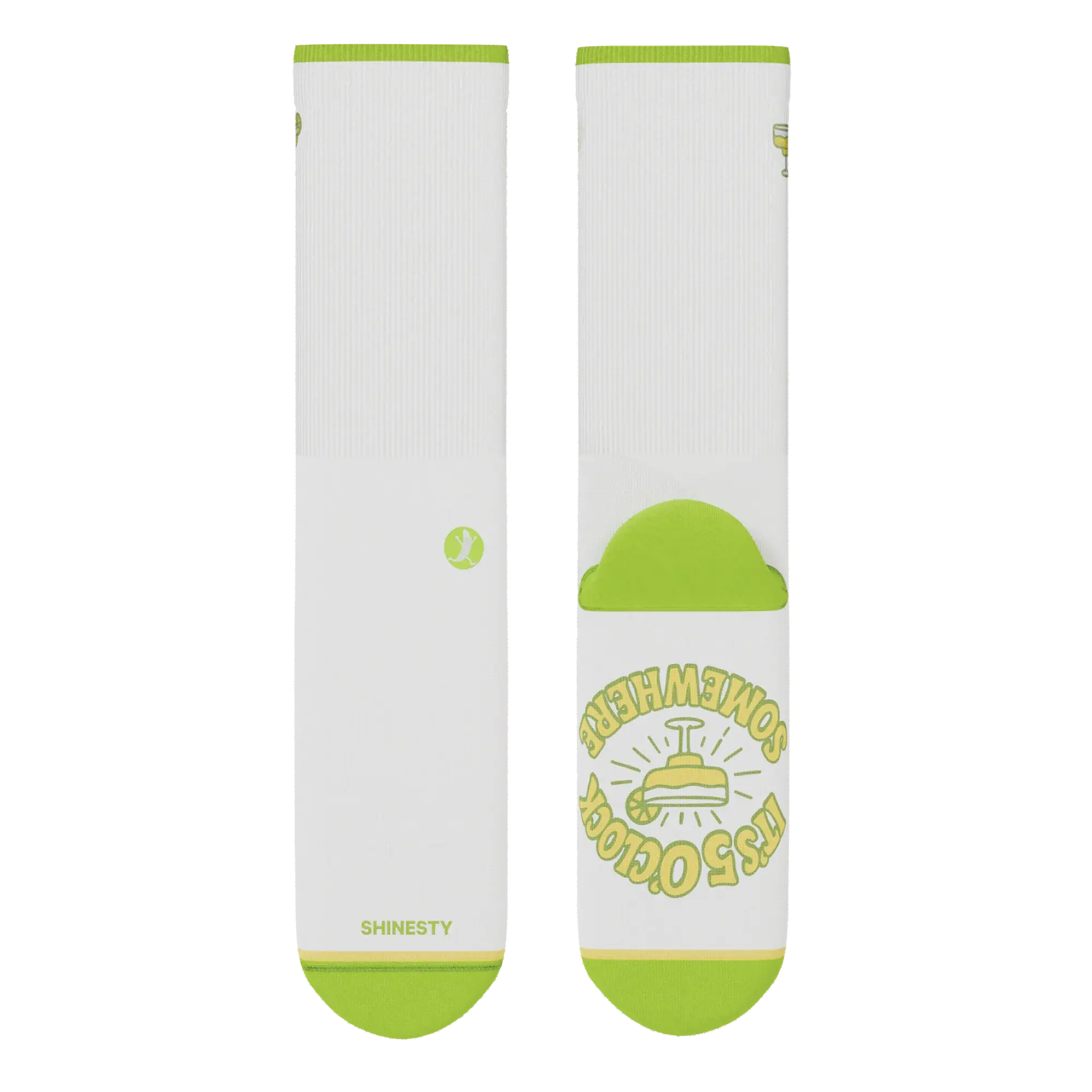 The Frozen Concoction | Shinesty x Margaritaville® Heel Hammock™ Crew Socks - Shinesty - Flyclothing LLC